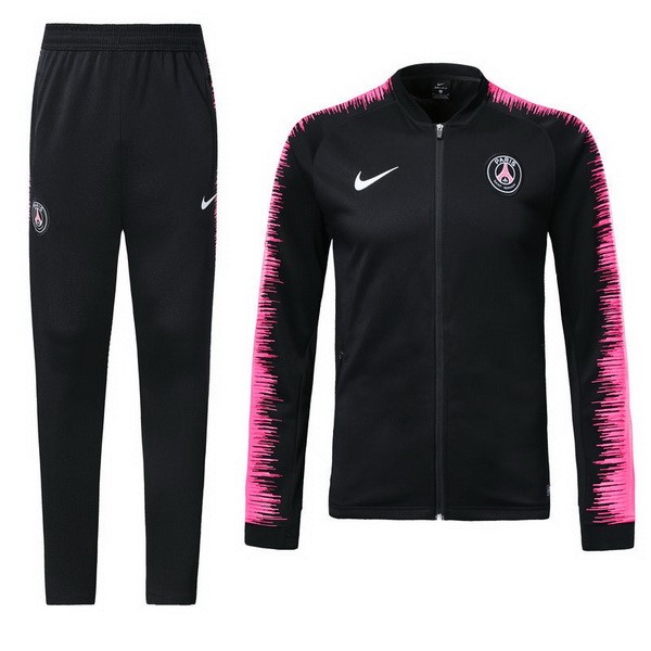 Trainingsanzug Kinder Paris Saint Germain 2018-19 Pink Schwarz Fussballtrikots Günstig